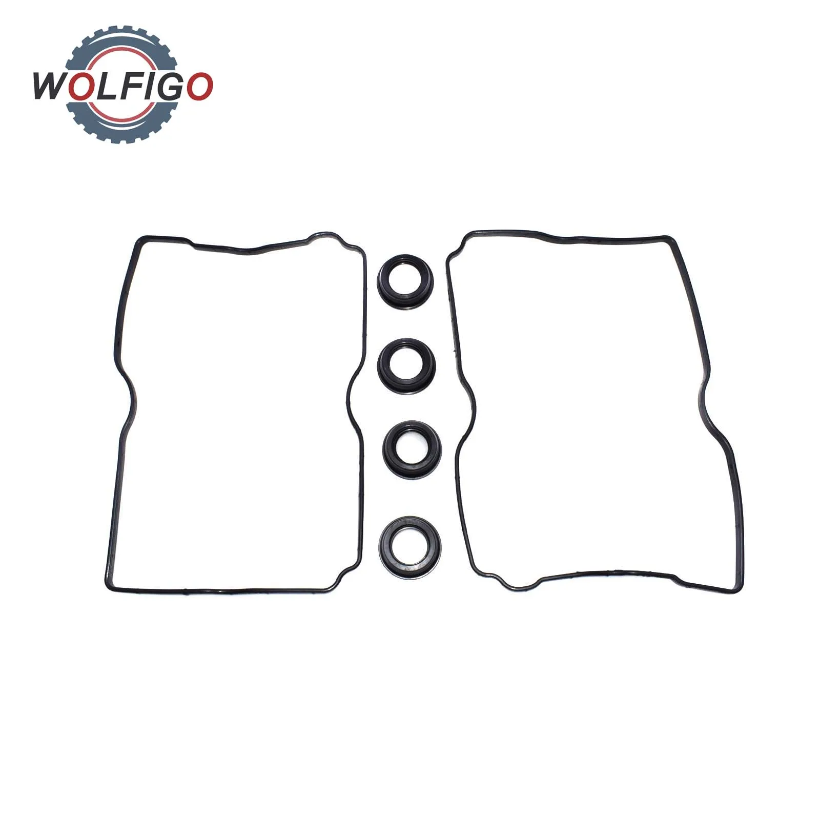 Wolfigo Rocker Valve Cover Gasket & Spark Plug Seals For Subaru Legacy