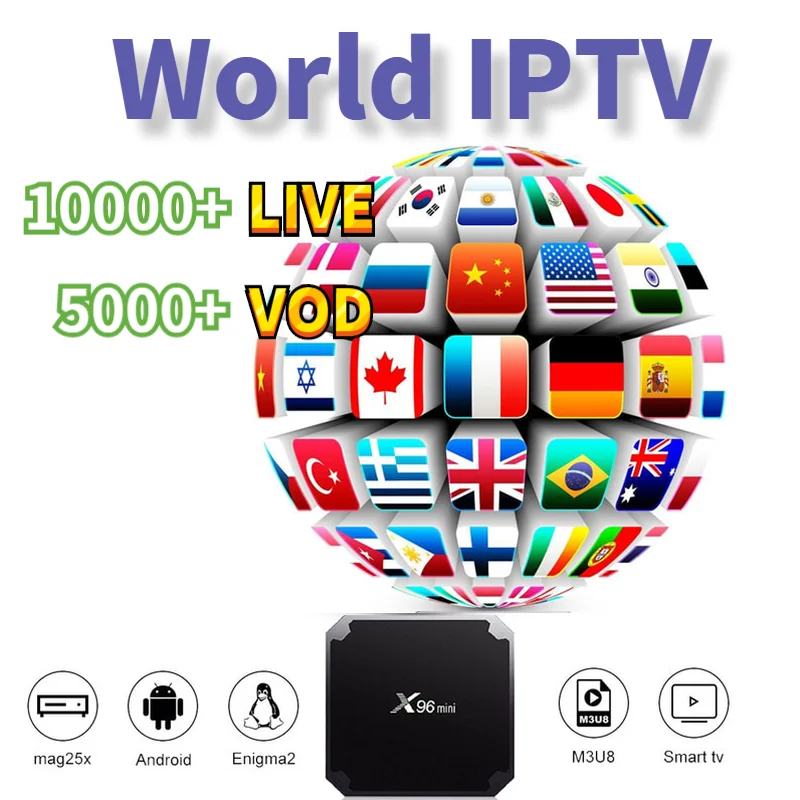 Мировое IPTV подписка 10000 Live HD IP tv Скандинавская Швеция Испания Nederland Израиль Финляндия Великобритания IPTV M3U код android tv box X96mini