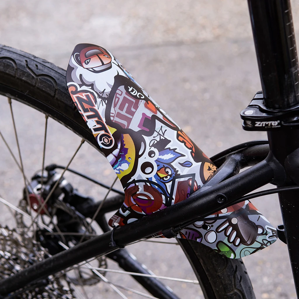 MTB Mudguard Set Mountain Bike Bicycle Fender Front & Rear Riding Guard Pad