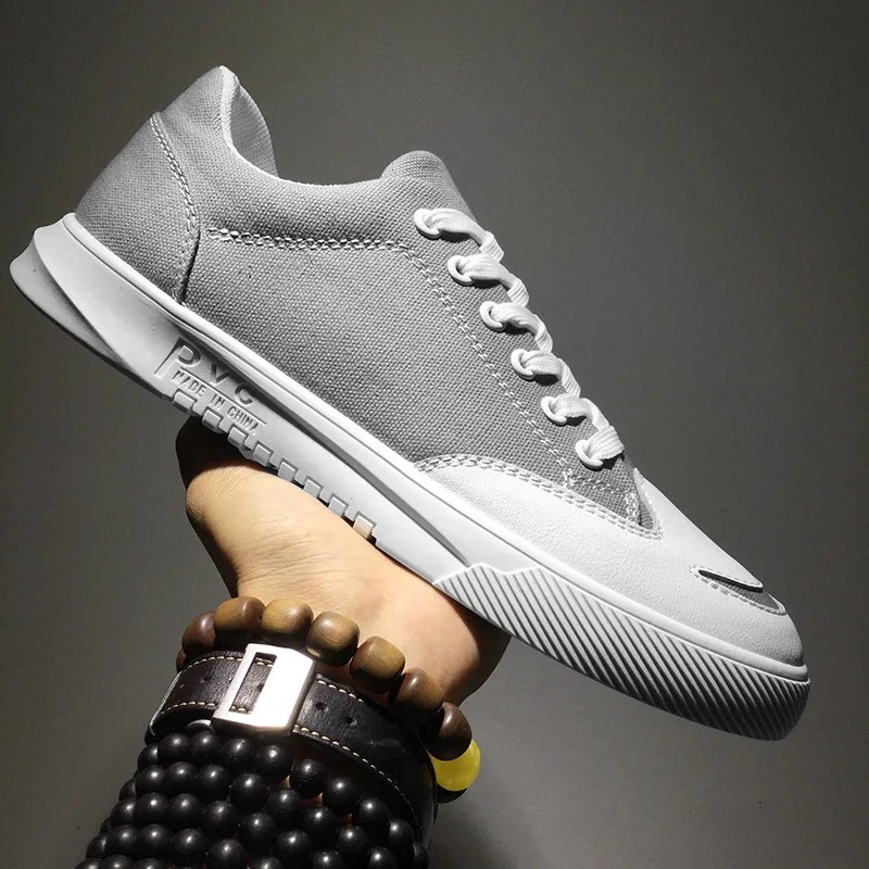 

2019 Summer New Style Sneakers Students Breathable Low Top MEN'S SHOES Fashion Sports Men's White Shoes