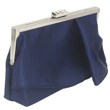 

Women Diamond Silk Surface Geometric Cocktail Party Bag Chain Phone Evening Bag Women's evening package with silk pleats#317