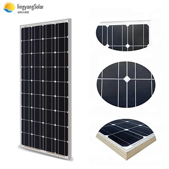 

Hot Sale 100W Solar Panel Mono Glass 12V Single Power Kit 36pcs solar cell panel solar battery charger