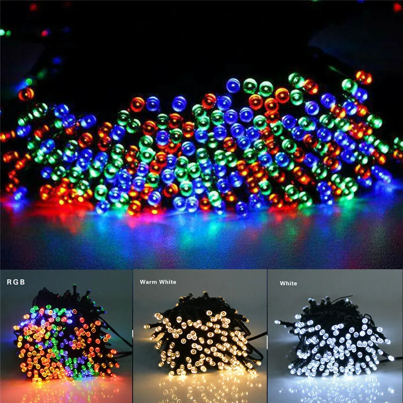 

ZANCAKA Solar Lamps Outdoor 5m 8m 12m Power LED String Fairy Lights Solar Light Garden Christmas Party Decoration String Ligh