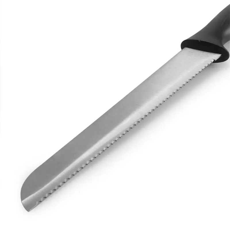 Upspirit Stainless Steel Bread Knife Serrated Blade Cake Serving Cutter Meat Cleaver Fruit Vegetable Slicer Chef Kitchen Knives