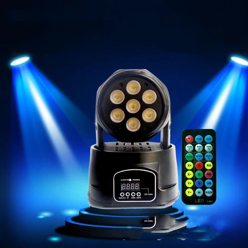 

1PCS 150W RGB Spot LED Moving Head Stage Light DMX Effect Lights Disco DJ XMAS Party Lighting