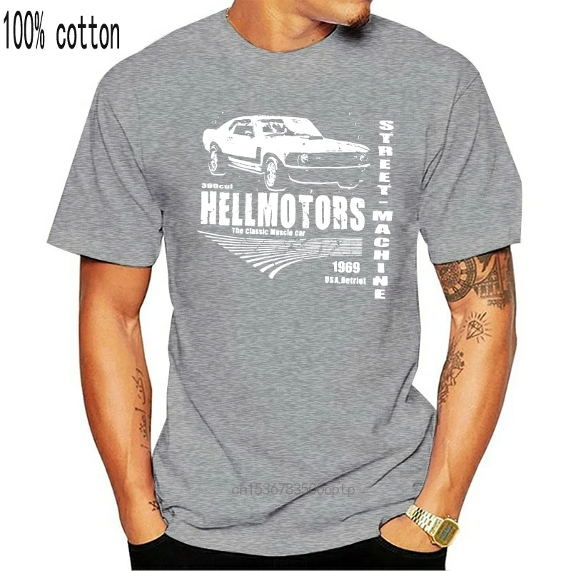 Новый дизайн футболка на пуговицах с коротким рукавом уличная hellmustang Motors Hotrod Mopar US