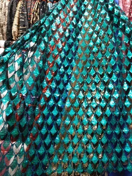

2020 High Quality African Lace Fabrics/French Net Embroidery Sequins Tulle Lace Fabric For Nigerian Wedding Dress W11261