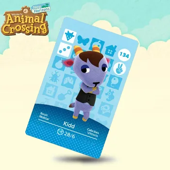 

134 Kidd Animal Crossing Card Amiibo Cards Work for Switch NS 3DS Games