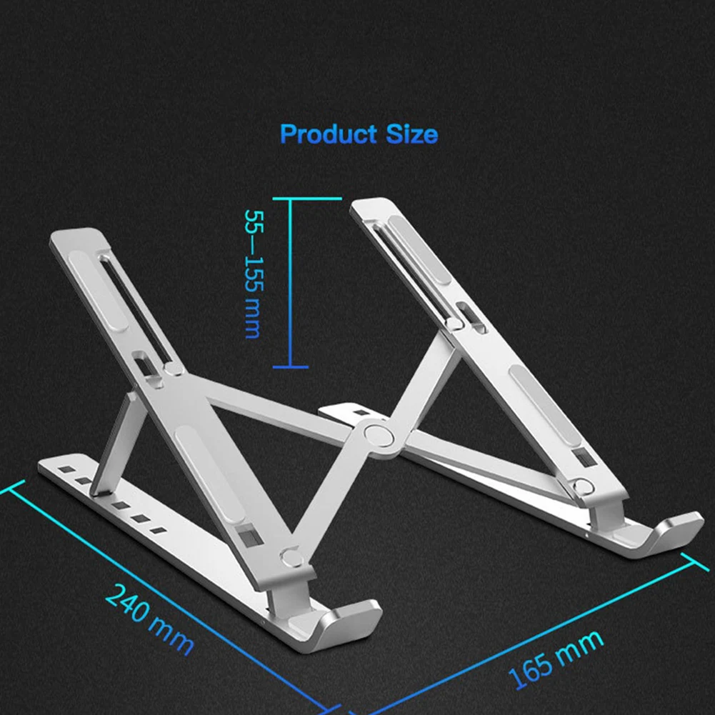 Портативная подставка для ноутбука, складная подставка для ноутбука, подставка для Macbook, подставка для ноутбука из алюминиевого сплава, охлаждающий кронштейн для компьютера