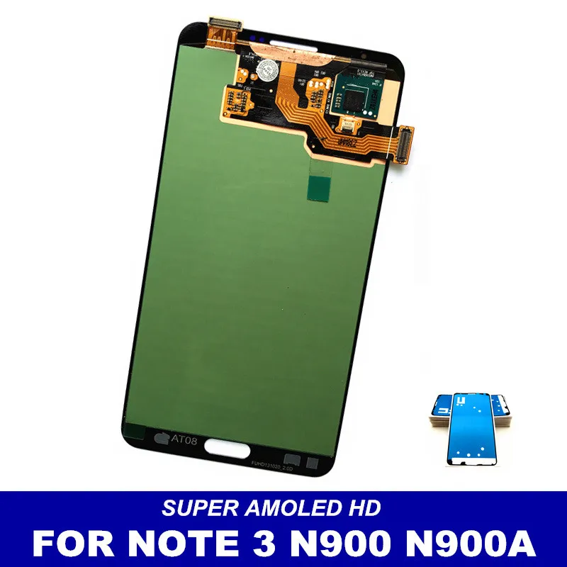 

Sensor Replace LCDs For Samsung Galaxy Note3 Note 3 N9002 N9005 N9006 N900K AMOLED LCD Display Touch Screen Bright Adjustment