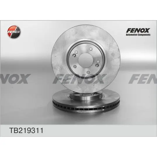 Диск тормозной HYUNDAI ix55 3.0D 08- передний вент.D=321мм. FENO