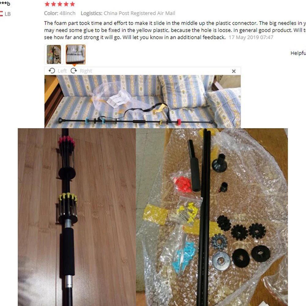Алюминий 36 дюймов 48 дюймов с прицелом и 48 дротиков Blowgun для спорта на открытом воздухе оборудованные развлекательные тренировки стрельбы