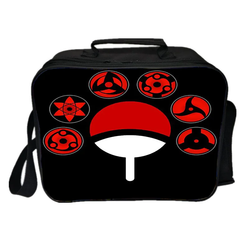 1 Горячая Качество Наруто Учиха Саске сумка для ланча студентов мужчин женщин мальчиков девочек Сумка для пикника, водостойкая сумка Новая красивая сумка для ланча - Цвет: 1