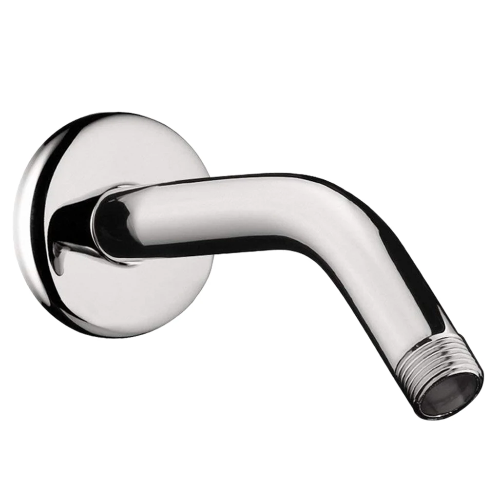 

Shower Head Extension Shower Extender Tube Arm Rain Shower Head with Flange