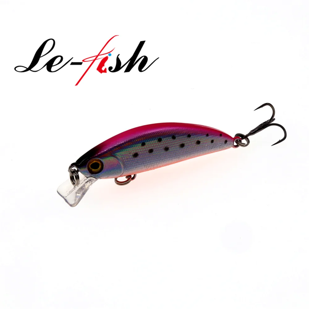 Le Fish Japan Stream приманка маленькая рыба Pesca жесткие рыболовные приманки 50 мм 5 г медленное погружение блесна для радужной форели приманка Щука окунь