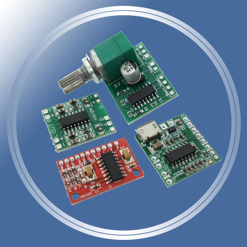10 шт./лот PAM8403 модуль цифровой усилитель мощности плата миниатюрный Класс D 2*3 Вт