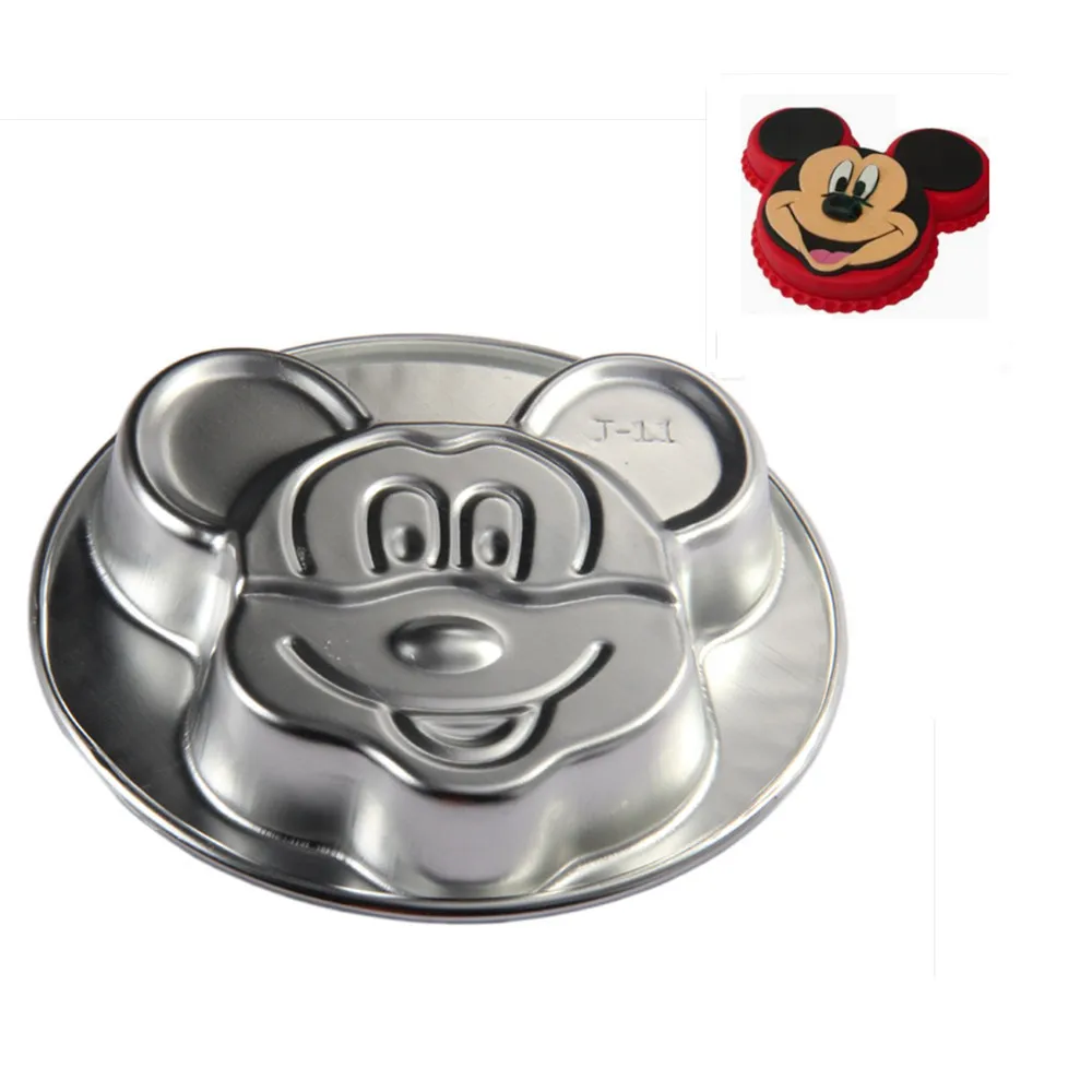 

1pc High Quality Aluminum Alloy Cake Mold Large Cartoon Mouse Small Cake Mold Baking Molds Kitchen Tools Dropshipping