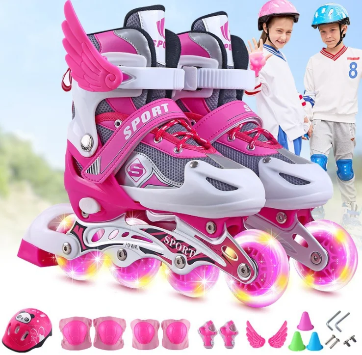 Roller Skates Children Adult Adjustable