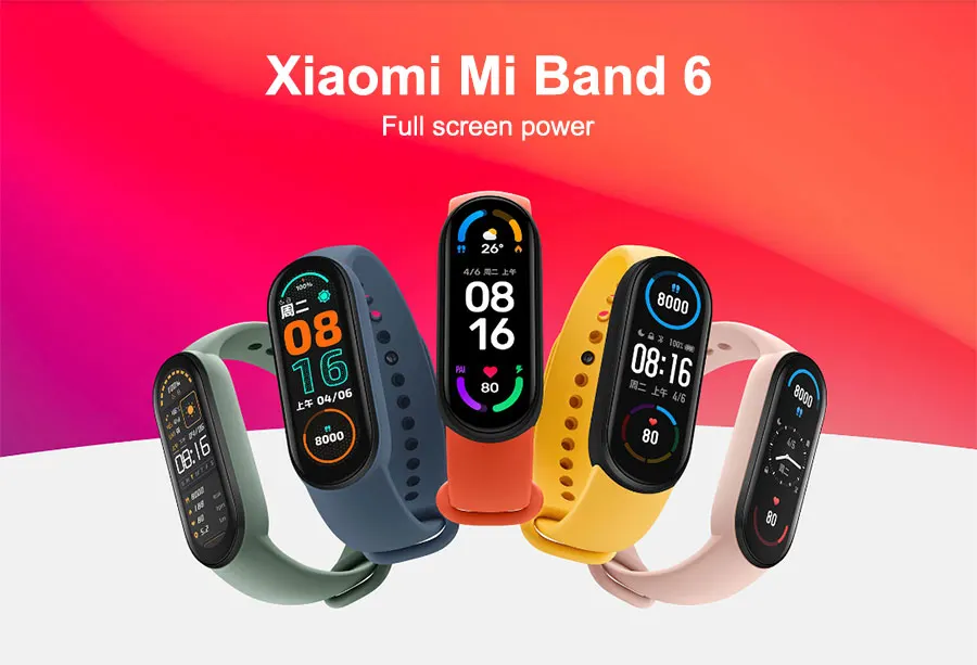 Xiaomi MiBand 6 Mi band 6 Smart Bracelet AMOLED Blood
