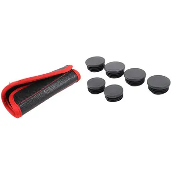 

1Pcs Car Hand Brake Protect Cover Leather & 6Pcs Car Chassis Waterproof Plug Cover Cap Car Accessories for Suzuki