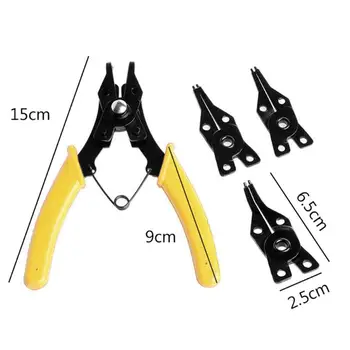 

Multifunctional Circlip Pliers Snap Ring Finished Surface Blackening Anti-corrosion Retaining Clips for Repair Hand Tool