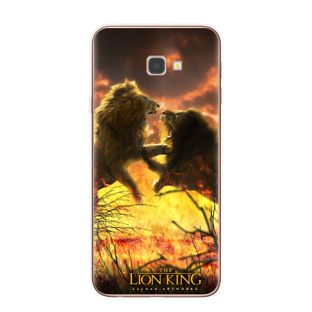 Роскошный чехол для телефона Lion King nala simba timon для samsung J3 J5 J7 J4 J6 Plus Note 8 9 10 Pro Coque Fundas