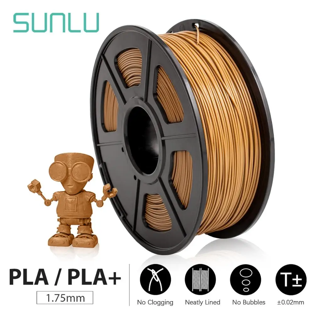 

SUNLU PLA PLUS/PLA 3D Printer Filament 1.75mm 1KG/2.2lb Spool SUNLU DIY PLA+ Printer Filament kids diy Birthday gift printing