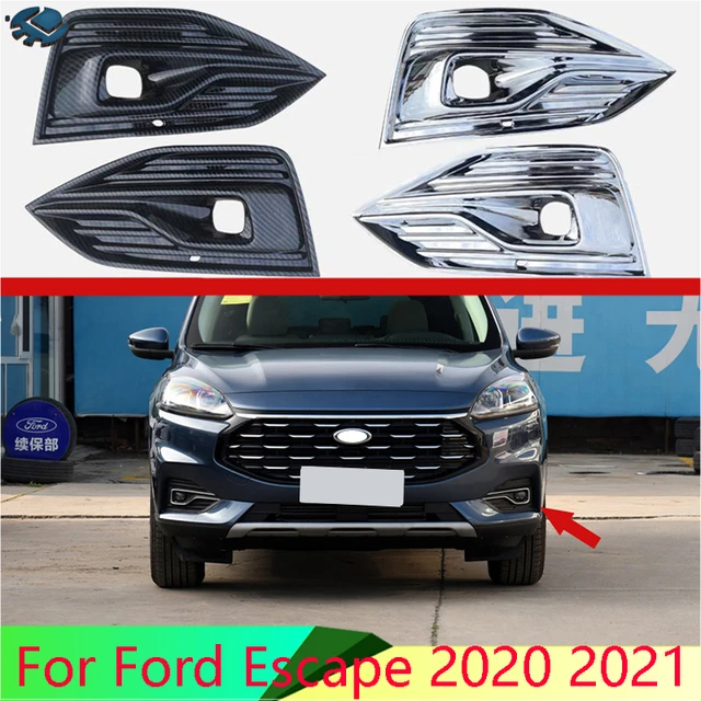 Für Ford Escape Kuga 2020 2021 Auto Zubehör ABS Chrom Vorne Nebel Licht  Lampe Abdeckung Trim Molding Lünette Garnieren Aufkleber - AliExpress