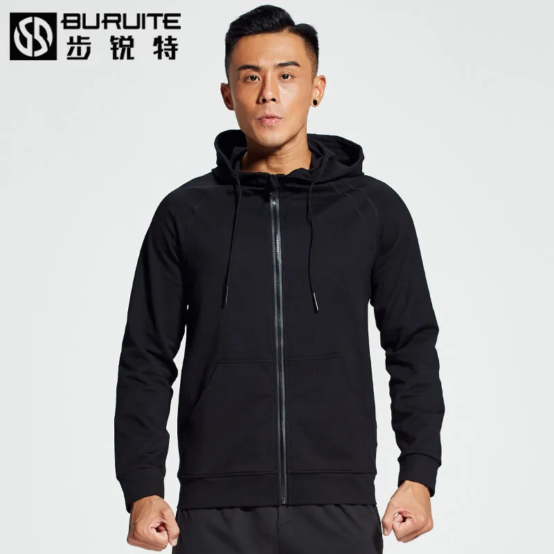 

Knitted sports coat men's running spring and autumn winter long sleeve jacket quick drying cardigan zipper casual top