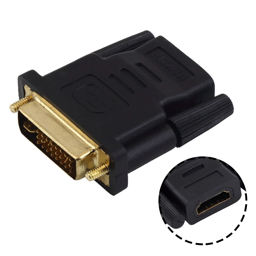 Кабель адаптер HDMI DVI с разъемом типа Папа мама 1080P 24 + 1 к позолоченный штекер для HDTV