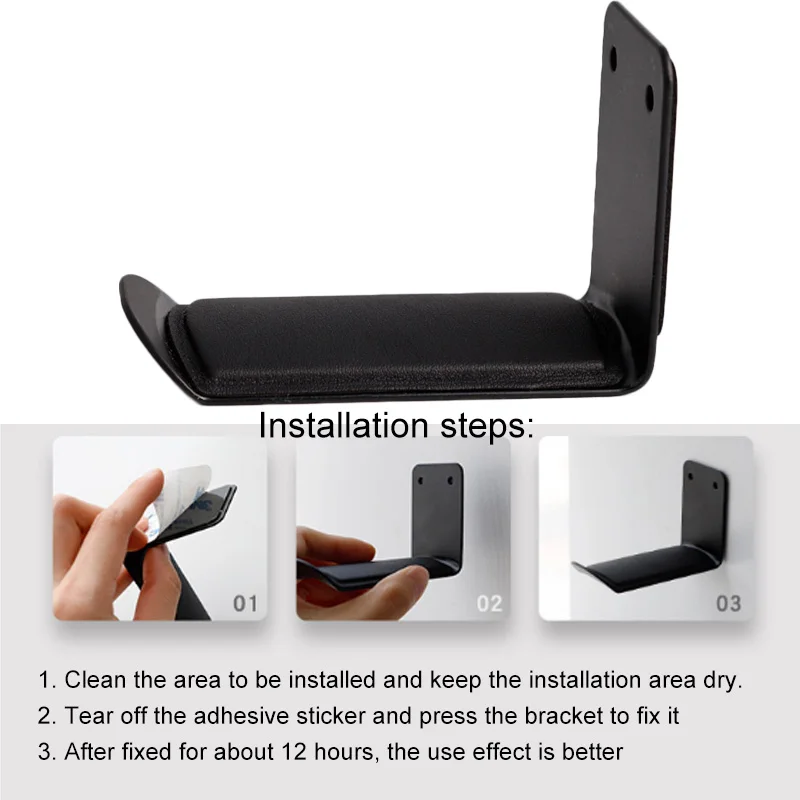 Universal Metal Headphone Holder Headset Bracket L Shape Hanger Foldable Wall Desk Hook Earphone Stand Desktop Mount