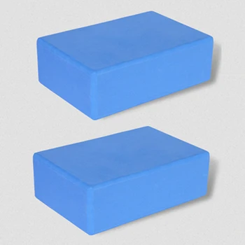 

2pcs Yoga Block EVA Foam Brick Stretching Aid Gym Pilates For Exercise Fitness Optional Color Sweat Resistance