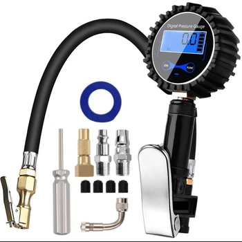 

GTBL Digital Tire Inflator Pressure Gauge Air Compressor Pump Quick Connect Coupler for Car Truck Motorcycle