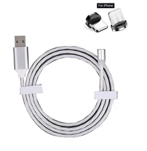 Kabel magnetyczny Micro USB LED podświetlany kabel USB typu C magnetyczny przewód ładujący do telefonu iPhone Samsung przewód do telefonu komórkowego tanie tanio CARP TALE LIGHTNING TYPE-C CN (pochodzenie) USB A Magnetyczne
