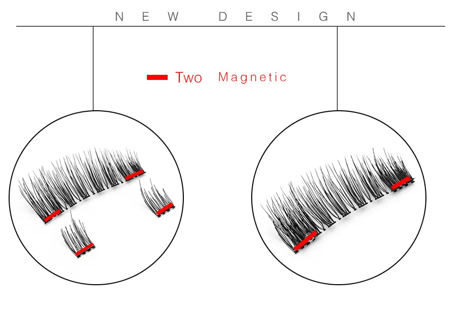 Макияж магнитные ресницы ручной работы искусственный cils Магнетик магнит ресницы натуральные ресницы для наращивания+ Подарочная коробка накладные ресницы