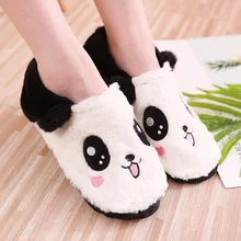 Женские зимние домашние тапочки Corgi Whale panda; тапочки с лисой; нескользящие теплые домашние тапочки для спальни; Плюшевые тапочки для женщин и мужчин;