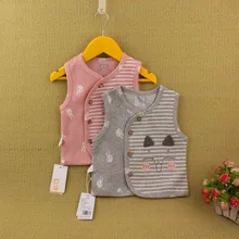 Yue ya zi/настоящий продукт, стиль, детский жилет с открытой передней частью для маленьких детей от 73 до 90 жилетки для новорожденных, 7462