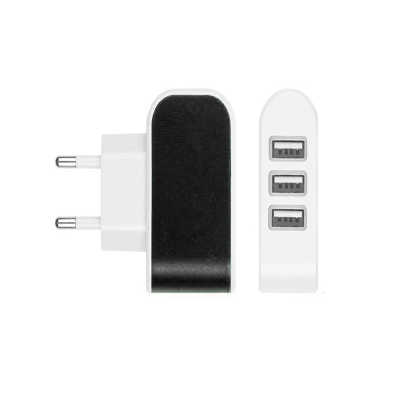 Адаптер зарядного устройства с вилкой ЕС 3 USB концентратор порт 5 В 2A Зарядка для
