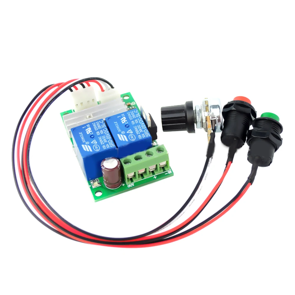 Forward And Reverse Switch Linear Actuator Motor Controller Adjustable Speed Control DC 6V 12V 24V PWM DC Motor Speed Controller