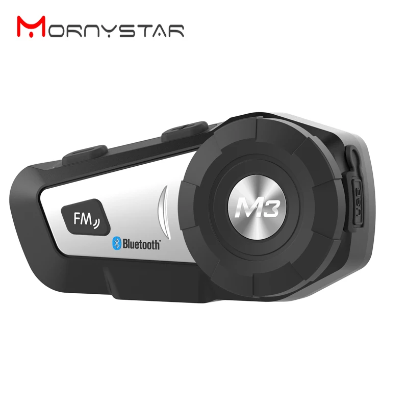 Mornystar мотоциклетная Bluetooth гарнитура мото шлем гарнитуры без функции внутренней связи с мягким микрофоном для интегрального закрытого шлема