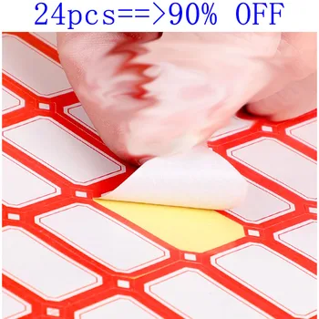 

Self-adhesive small label sticker taking paper price tag sticker handwritten sticker illustration computer write lable