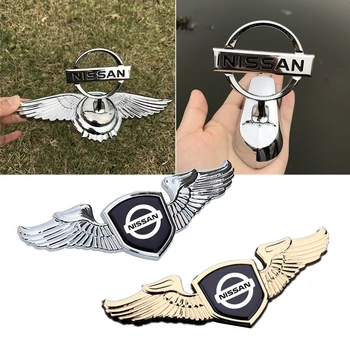 

Car Front Hood Bonnet Cover Chrome Sticker Emblem For Nissan Altima Almera Titan Teana Leaf Qashqai Juke Note Narava Frontier