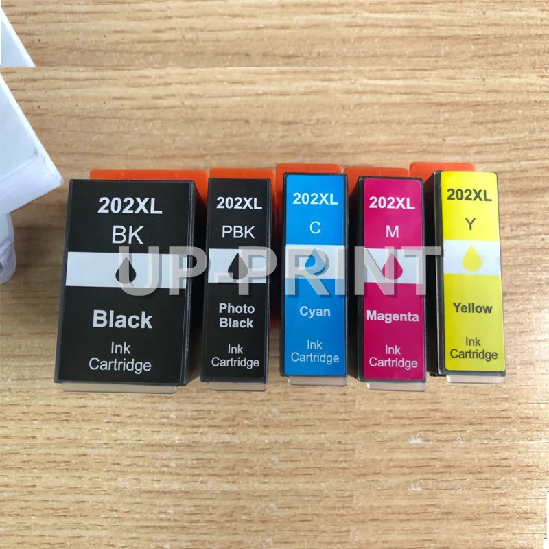UP 1SET Europe T202XL 202XL полный картридж с чернилами чипом совместимым epson фотография