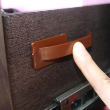 

Invisible Baby Safety Lock Child Drawer Lock Bolts Plastic Baby Security Of Children Locks Drawer Latch 10 Pcs