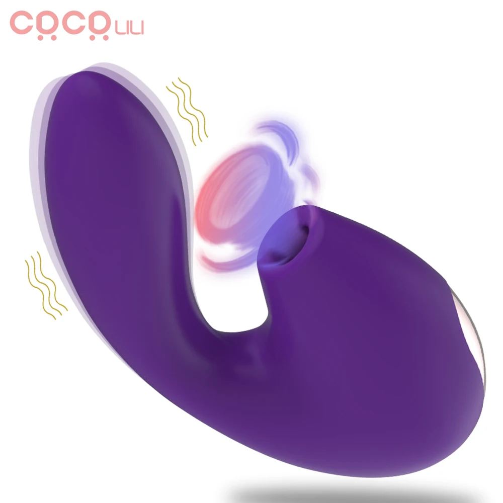 Clitoral Sucking Vibrator G spot and Clit Stimulation 10 Suction Vibration Patterns 2 in 1 Dildo Clitoris Sex Toys for Women | Красота и