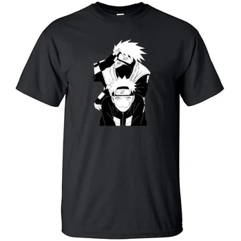 

Uzumaki Naruto Japanese Anime Hatake Kakashi Cotton T Shirt Summer Cool T Shirts Street Funny Short Sleeve Top Men Rock Tshirt