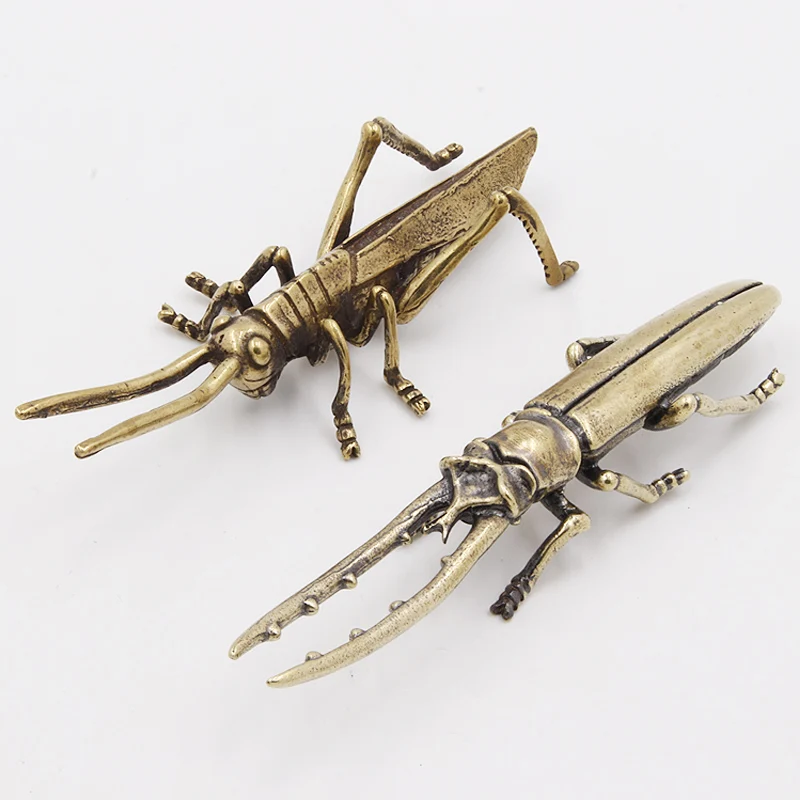 Antique Bronze Beetles Figurines  (17)