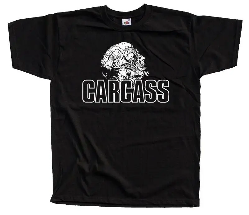 Футболка с логотипом Carcass V1 футболка металлическим DTG черная S 5XL 2020