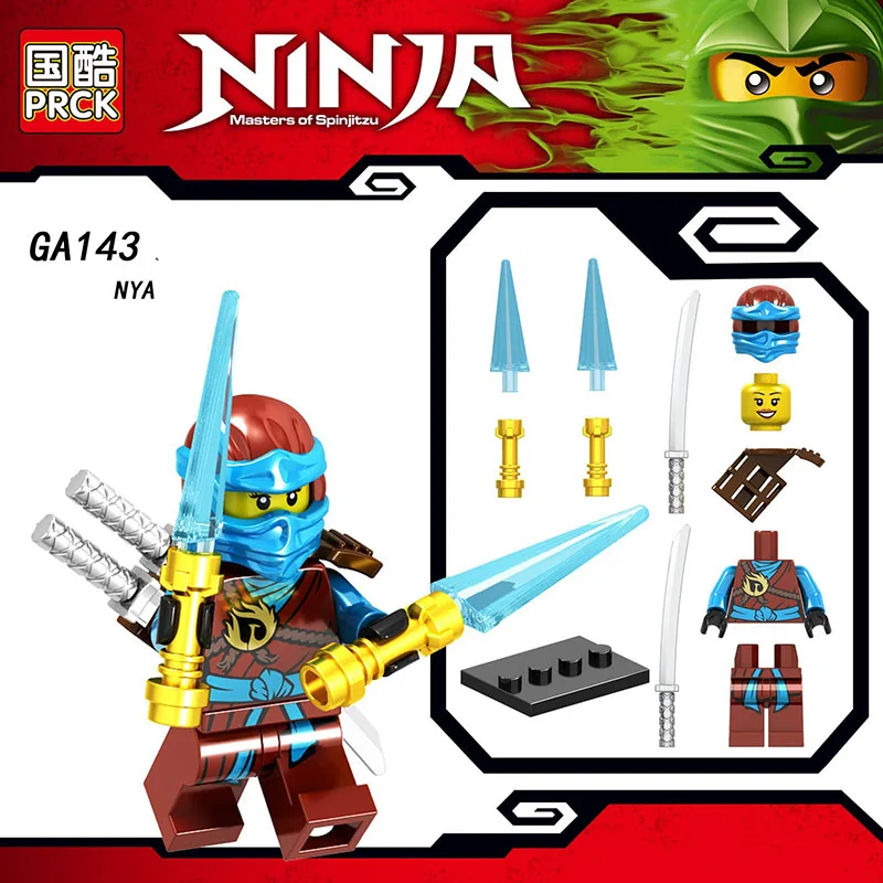 

Single Sale Compatible Legoinglys Movie Ninjagoed FigureS NYA ECHO ZANE JAY GENERAL KOZU Blocks Learning Toys Boys Gifts