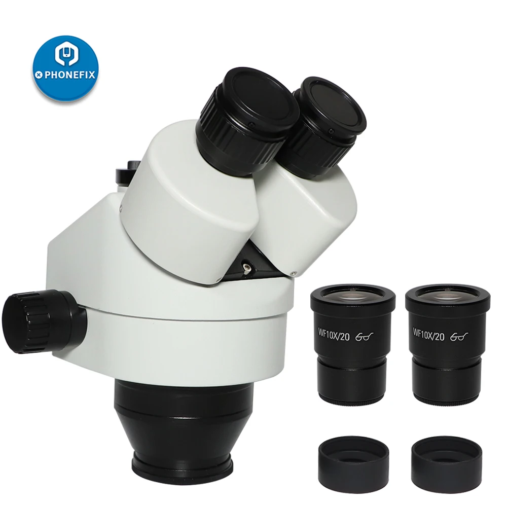 3.5X-90X 7X-45X Simul-Focal Trinocular Video Microscope Zoom Stereo Microscope Head + WD165 0.5x 2.0x Auxiliary Objects Lens